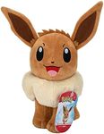 Pokèmon Pokemon PKW2386 Eevee PLUSH-8-Inch Plush-Authentic Details-Toys for Kids, Multi