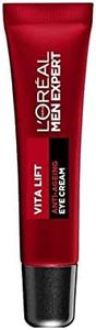 L'Oreal Paris Men Expert Anti-Ageing Eye Cream, Vita Lift Anti-Wrinkle Mens Eye Cream Targets Eye Bags, 15 ml
