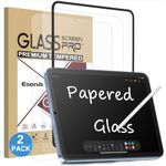 Esanik Paper Tempered Glass Screen Protector for iPad Mini 6 8.3 Inch (2021), 9H Matte Glass Film Feel Like Paper Protection, Anti-Fingerprint Anti-Glare for Drawing (2 Pack)