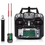 Flysky FS-i6X 10CH Radio Transmitter + Flysky ia10B RC Receiver (2.4GHz, AFHDS 2A, RC Transmitter) for FPV Racing RC Drone Quadcopter by (MODE-2 Left Hand Throttle)