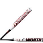 Worth | KRECHER Gamer Series Slowpitch Softball Bat | Senior | XL Load | 12.5" Barrel | 34" x25 oz.