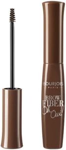 Bourjois - Mascara Sourcils Brow Fiber Oh Oui! - Sourcils Fournis et Disciplinés - Formule Gel - Brosse Ultra Précise - Longue Tenue - 02 Chatain 6,8ml