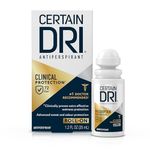 Certain Dri Prescription Strength Clinical Antiperspirant Roll-On Deodorant, Hyperhidrosis Treatment for Men & Women, Unscented, 35.5 mL, 1 Pack