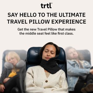 trtl Neck Support Travel Pillow – Black