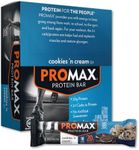 Promax Protein Bar, Cookies 'n Cream, 20g High Protein, Gluten Free, 12 Count