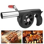 YAANBUNB BBQ Fan Air Blower Manual Barbecue Fire Starter Outdoor Cooking BBQ Fan Portable Barbeque Air Blower Fast Fire Starter Bellows Cooking Lighter Tools for Outdoor Barbecue Picnic Camping Hiking