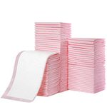 Buyockss Disposable Changing Pad Liners, Pack of 100, Baby Incontinence Diaper Changing Pads, Ultra Soft Waterproof & Super Absor Mat