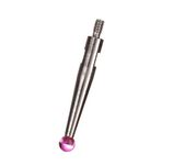 Ruby Ball Contact Points for Dial Test Indicator M1.4x0.3 Thread 0.080" Tip Diameter 1/2" Length Compatible for Brown & Sharpe 599-7030-80R