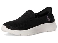 Skechers Women's Go Walk Flex Slip-ins-Relish Sneaker, Black/White, 9
