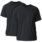 Gildan mens Heavy Cotton T-shirt, Style G5000, Multipack Shirt, Black (2-pack), 3X-Large US