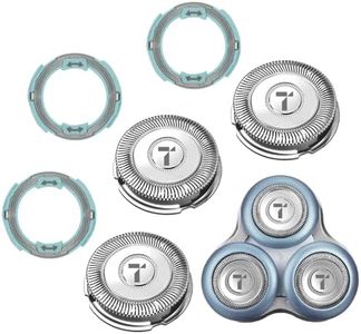SH70 Replacement Heads Compatible with Philips Norelco Series 7000 Refills with Blade Retaining Rings 3-pc Pack.