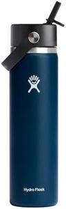 Hydro Flask Wide Flex Straw Cap Indigo 24 Oz