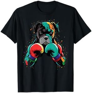 Funny Kickboxing or Boxing Boxer Dog T-Shirt