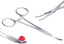 Gadgetsden Surgical Steel Piercing Forcep Round Slotted Locking Micro Dermal Jewelry Insertion Anchor Holding Tool