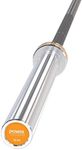 Power Systems Men's 20kg Hybrid Bar - Black Zinc and Stainless Steel Construction - Moderate Plate Rotation