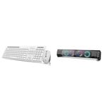 ZEBRONICS Zeb-Companion 500 2.4GHz Wireless Keyboard and Mouse Set, USB Nano Receiver, Chiclet Keys,