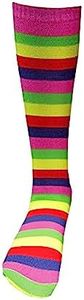 Dress Up America Kids Pink Striped Knee Socks