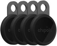 Chipolo Loop – Rechargeable Bluetooth Tracking tag - 4 Pack (Charcoal)