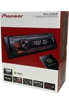 Pioneer MVH-S120UB 1-DIN receiver with red illumination, USB and compatible with Android devices.