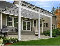 vita Valencia 12' x 16' Attached Vinyl Pergola