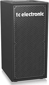TC Electronic BC208 200W Passive Bass Cabinet with Dual 8" Speakers, 8 Ohm, Compact Stackable Design for Bass Amplifiers