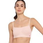 Enamor Basic Non Padded Wirefree Full Coverage Cotton Cami Bra | Pearl |XXL - A022
