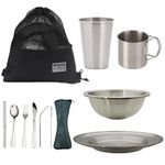 Camping Dish Set For 1