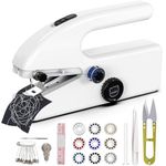 MIAOKE 2026 Upgraded Battery and Type-C Power Portable Handheld Sewing Machine, 2 Speed Modes Mini Sewing Machine for Couturier, Tailor, Beginner, Easy to Use at Studio, Travel