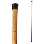 Karma Heart 5ft Natural Bamboo Yoga Stick: Mobility Stick & Stretch Bar with Super Sturdy Rubber Ends - Versatile Exercise Stick & Yoga Bar for Yoga, Stretching & Posture with Unlimited Access to