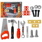 FunBlast Tool Kit Set Toy for Kids, Set of 19 Pcs; Little Engineer Tool Kit Toys, Pretend Play Toys for Boys, Role Play Toys for Toddlers, Learning Toy for Boys, Children (Multi-Color)