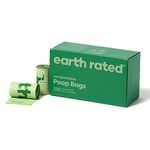 Earth Rated Compostable Dog Poop Bags, Ultra Thick and Leak Proof, Unscented, 225 Count