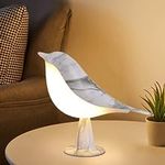 Bedside Touch Control Table Lamp, Cute Bird Led Desk Creative Lamp Aroma Lamps with USB Port, 3 Way Dimmable Car Decorative Modern Night Light for Home Office, 21x6x15 cm