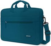 MOSISO Laptop Shoulder Messenger Bag Compatible with 17-17.3 inch Dell XPS/HP Pavilion/Ideapad/Acer/Alienware/HP Omen with Adjustable Depth at Bottom, Deep Teal