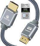 True HQ Ultra High Speed HDMI Cable 2.1 Certified 5M Premium 8K HDMI Cable Ultra HD 48Gbps | 8K@60Hz 4K@120Hz 144Hz RTX3080 PS5 Xbox Series X | VRR eARC HDCP 2.2/2.3 Dolby HDR10 4:4:4 LG OLED TV