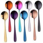 SBOMHS Soup Spoons Set of 8 Round S