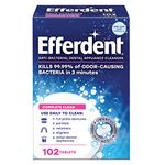 Efferdent Original Anti-Bacterial Denture Cleanser Tablets | 102 Count | Packaging May Vary