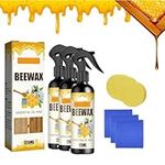 2023 New Natural Beeswax Spray, Beeswax for Wood Floors, The Original Beeswax Spray Furniture Polish and Cleaner, Natural Micro-Molecularized Beeswax Spray, Furniture Polish Spray (3PCS)