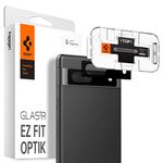 Spigen Camera Lens Screen Protector [GlasTR EZ FIT Optik] Designed for Pixel 7a [Case Friendly] - Black [2 Pack]