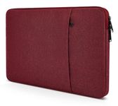 Laptop Case Sleeve 14 inch for HP Pavilion 14, HP Stream 14, HP Chromebook 14, Dell Inspiron 14, Lenovo Flex 5, Lenovo ideapad 14, ASUS Zenbook 14, Computer Sleeve 14.5 inch Carrying Bag -Wine Red