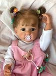 Wamdoll 22 inches 55CM So Truly Sweet Cuddly Baby Look Real Reborn Baby Dolls Silicone Vinyl Full Body Realistic Newborn Toddler Girl Dolls Kids Birthday Set