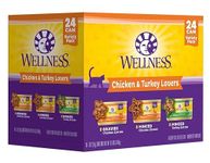 Wellness Natural Food for Pets Wellness Wet Cat Food Chicken,Turkey Gravies & Minced Variety Pack, 3-Ounce Can (Pack of 24) 85 g (Pack of 24)