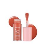 Suroskie Lip Oil Dessert Drip Croissant Kiss (Red, 3.5ml) | 2-in-1 Formula | Deep Hydrating Gloss | Upto 12 hrs | High Glossy Shine | Avocado & Shea Butter | Non-Sticky | Korean Lip Gloss For Women