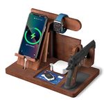 Wood Gun Rack Phone Wallet Docking Station Military Watch Night Stand Holder