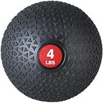 PRISP Weighted Medicine Slam Ball - Fitness Ball with Easy Grip Textured Surface