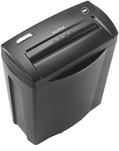 GBC Alpha Confetti Paper/Credit Card Cross Cut Shredder with 5 Sheet Capacity and 14L Bin