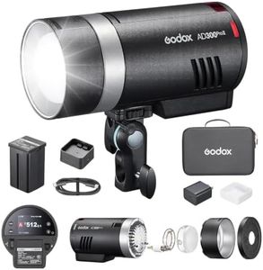 Godox AD300Pro AD300 Pro II AD300ProII 300Ws Outdoor Flash,One-tap Sync Links with X3/X3Pro Strobe Light Monolight, 12W Bi-Color Modeling Lamp(Godox AD300Pro Update)