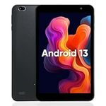 weelikeit 8 inch Tablet Android 13, Small Reading Tablet, 3GB RAM 32GB ROM(256GB Expanded) Google Tablets PC with WiFi, Bluetooth, Dual Camera, YouTube, Type-C USB, 1280x800 IPS HD Touchscreen, Black