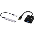 Zebronics 200HB USB 3.0 4 Port hub with Hi Speed Data Transfer, Aluminum + ABS Body, 15cm Cable, SLE