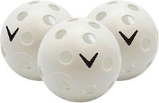 Callaway Perforated Practice Golf Balls Plastic 24 Count White