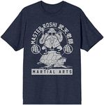 Dragon Ball Z Master Roshi Turtle School Men's Navy Heather T-Shirt